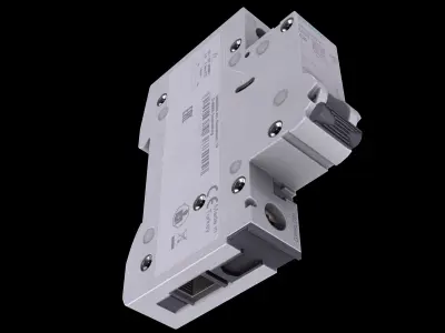 Circuit Breaker Low-poly PBR Low-poly 3D model