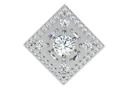 Rhombus Diamond Pendant 2990 3D print model