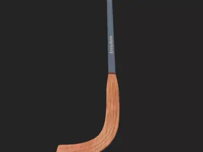 hockey stick 1 Free low-poly 3D model