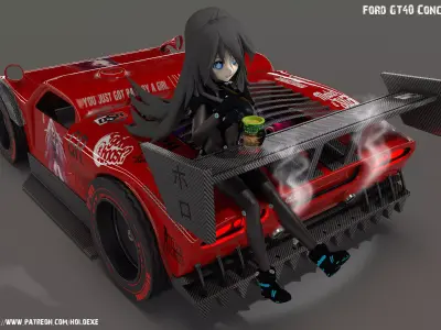 Ford Gt40 Concept 3D model