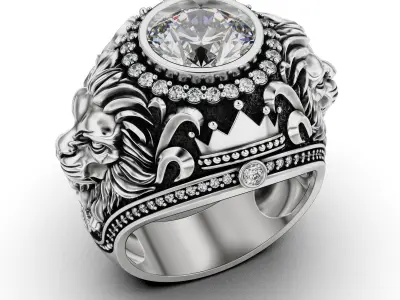 Royal Pride Ring 3D print model