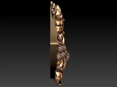 Radha Krishna Pendant 3D print model