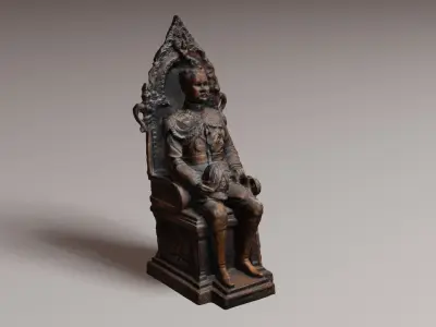 Statue - Chulalongkorn Former King Of Thailand 3D print model