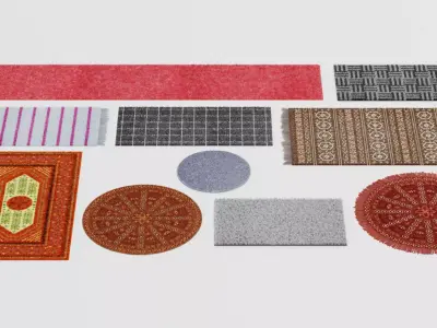 -Rugs Collection- 3D model
