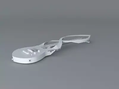 Abstract guitar Free 3D model
