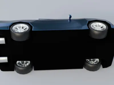 low poly car Low-poly 3D model by SP3D - Low-poly