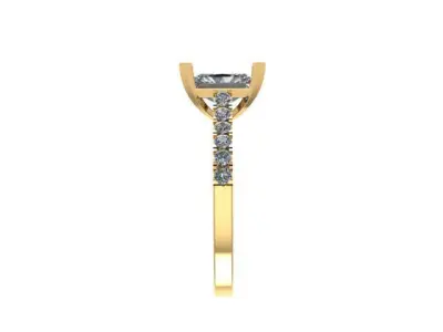 Engagement Diamond Ring   3D print model