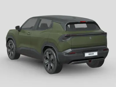 Suzuki E-Vitara 2025 Low-poly 3D model