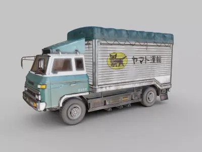 Nissan Diesel Low-poly 3D model