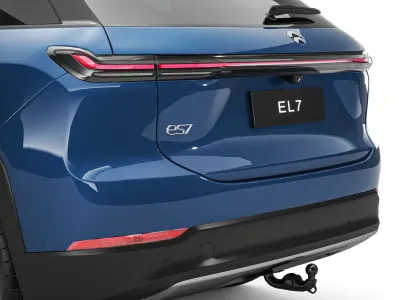 2024 Nio EL7 ES7 With Interior 3D model