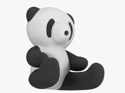 Stuffed Animal Panda 3D model