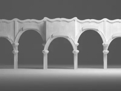 Carnival Entry Gate 3D model purchase