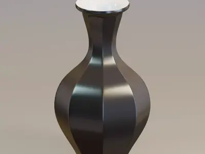 Vase 04 Low-poly 3D model
