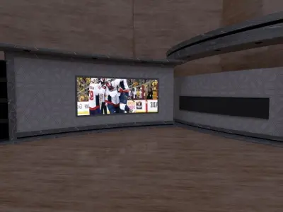 Virtual Broadcast Marble Studio 3D model