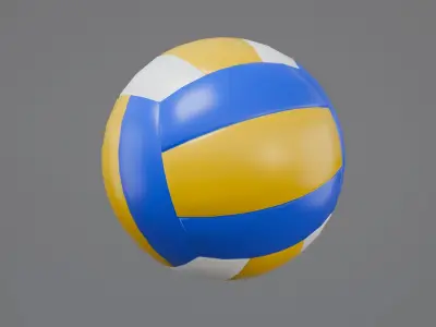 Volleyball ball 3D model get
