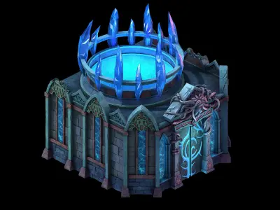 Game Palace - Temple of the Earth 02 3D model