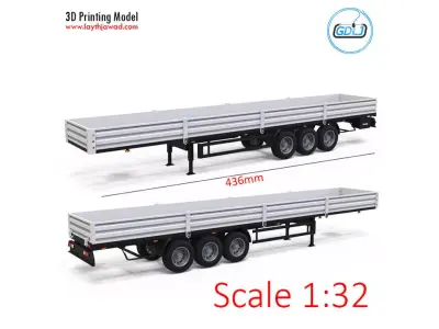 Trailer 1-32 Scale 3D print model