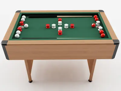Bumper Pool Table 3D model