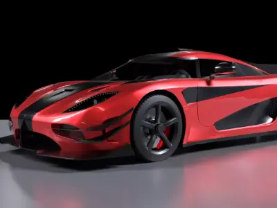 Koenigsegg One 3D model