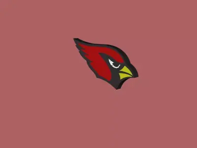 Arizona Cardinals Team Logo 3D model