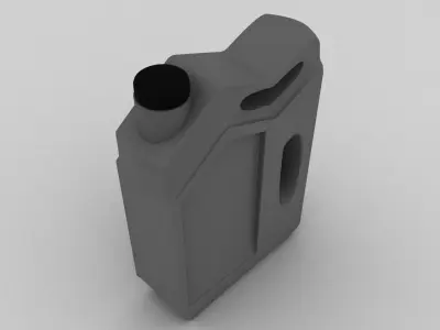 Engine Oil Bottle 3D model