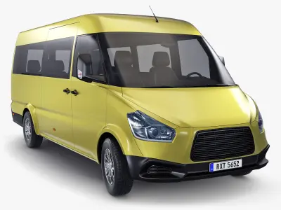 Generic Passenger Van M 1 3D model