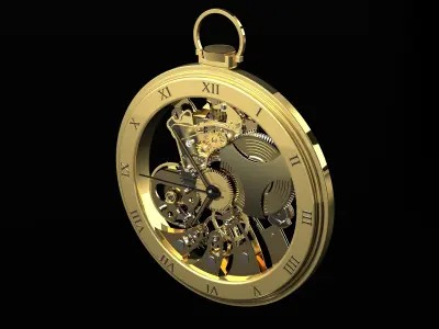 wall clock 3D model order
