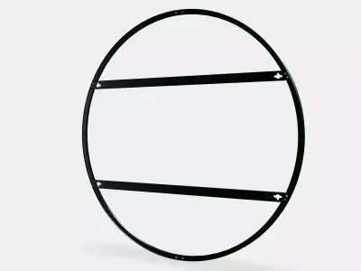 LINDBYN Lindbyn Mirror Low-poly 3D model