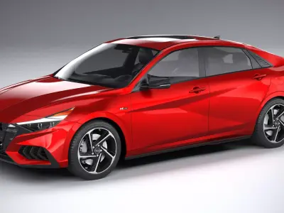 Hyundai Elantra N Line 2021 3D model