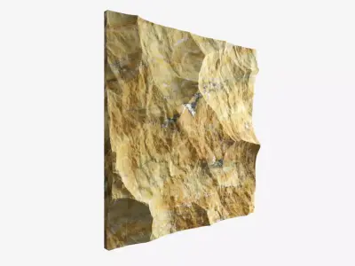 308-RockPanel sandstone rock texture 3D model