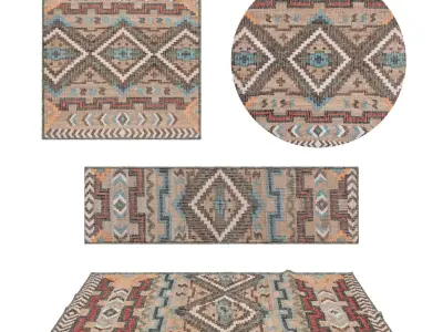 Rugs No 487 Low-poly 3D model