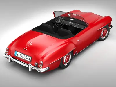 Mercedes Benz 190 SL 1955 -1963 3D model