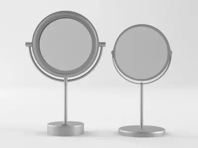 2 Table mirrors 3D model