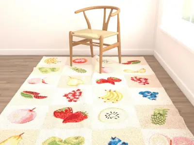 Rugs No 524 Low-poly 3D model
