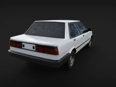 Toyota Corolla MK5  Low-poly 3D model