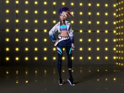 Eve By kstudios Low-poly 3D model