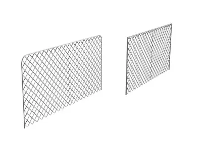 Wired Fence Pack Free 3D model