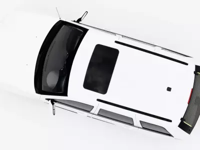 Jeep Grand Cherokee SRT-8 2009 Low-poly 3D model