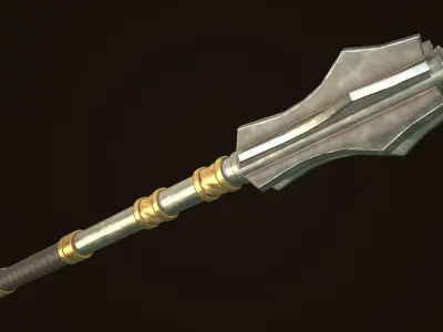 Mace 07 Low-poly 3D model