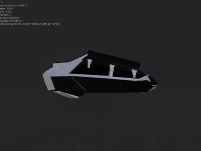 NPC Microchip Car Free 3D model