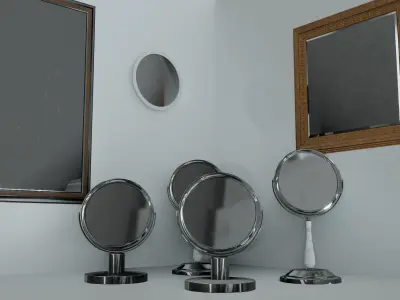 Mirror Pack Low-poly 3D model