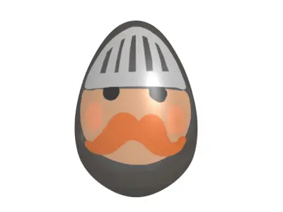 Easter Eggs kit  - volume 1 Low-poly 3D model