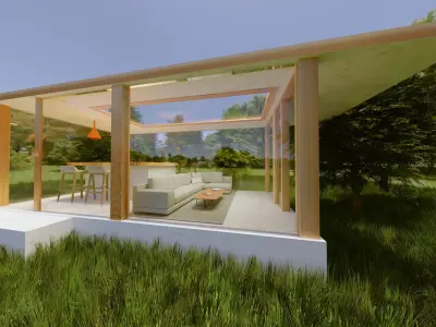 Forest Cabin 3D model