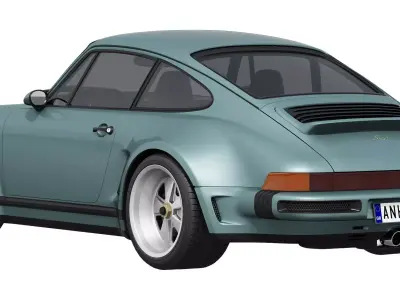 Singer Porsche 911 Carrera Coupe 2025 3D model
