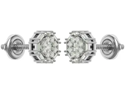 Earring 3D print model 27