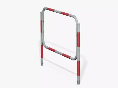 Guardrail A Low-poly 3D model