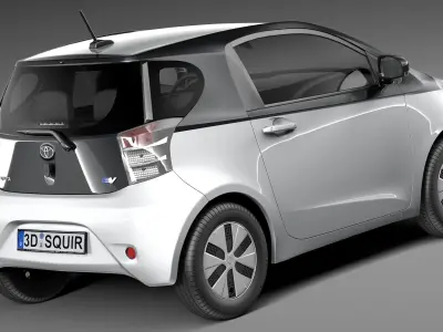 Toyota IQ EV 2013 3D model