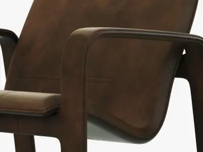 Baxter Nubi Armchair 3D model