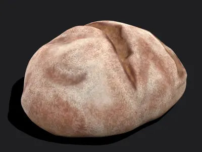 Medieval Bread Loaf Free low-poly 3D model