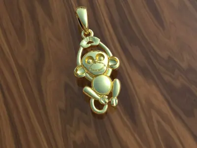 Monkey 3D print model